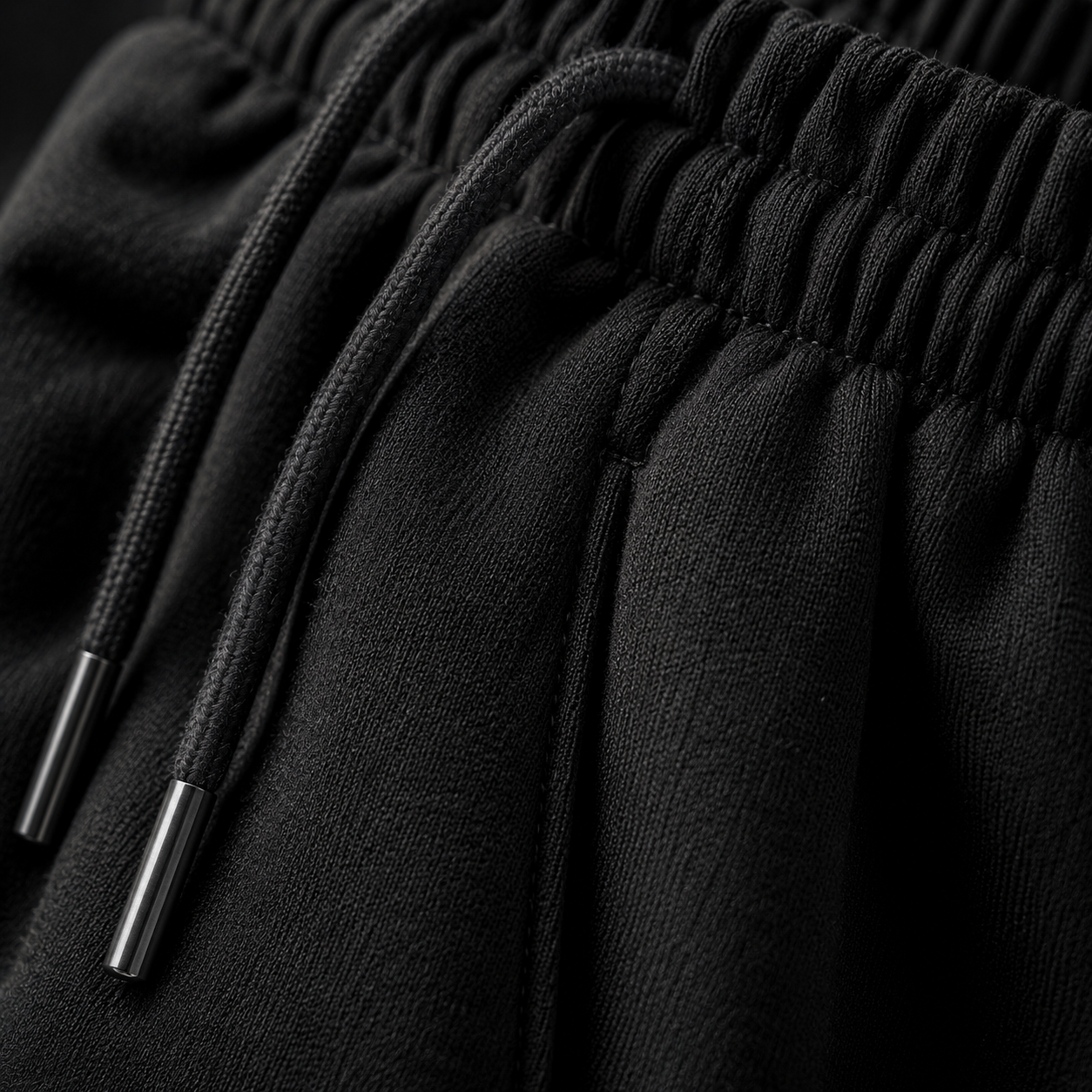 BLACK OVERSIZED JOGGERS