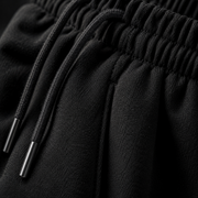 BLACK OVERSIZED JOGGERS