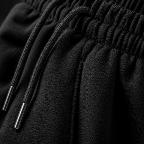 BLACK OVERSIZED JOGGERS