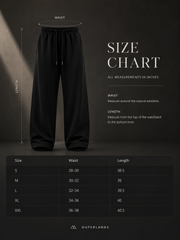 BLACK OVERSIZED JOGGERS