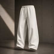 WHITE OVERSIZED JOGGERS